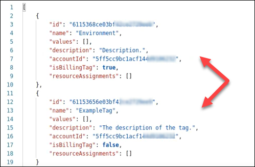 View BMC tag inventory