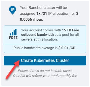 Creating the configured cluster.